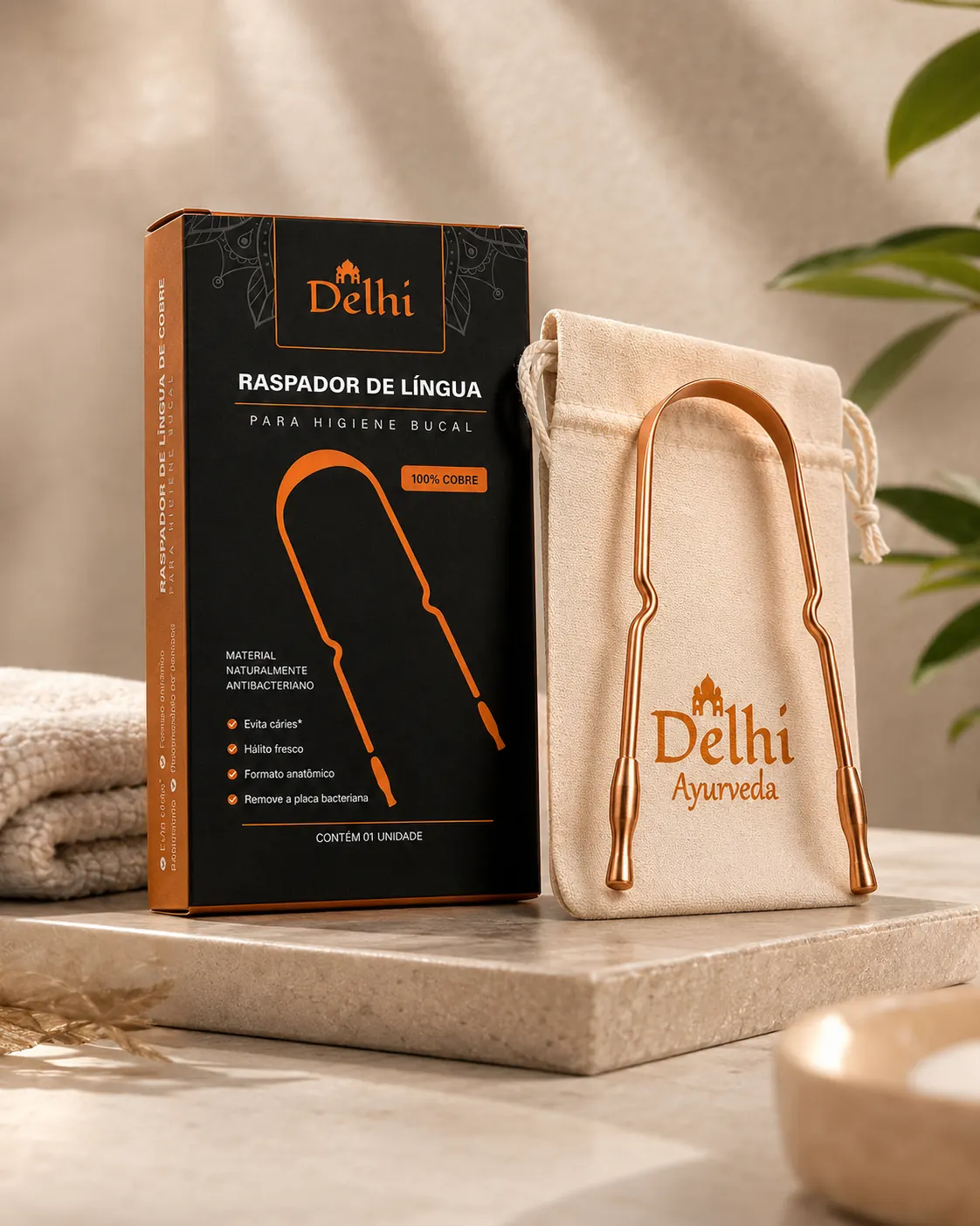 Raspador Delhi em uso pela manhã